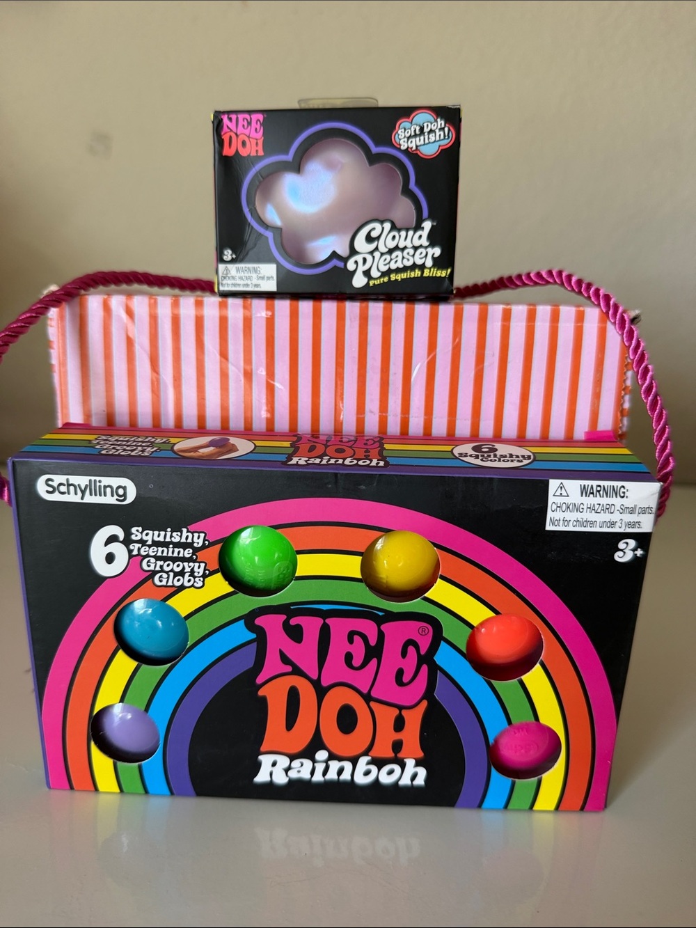 🌈🌈💚💜NEEDOH RAINBOW SET (6 Globs!!!)Multi⛅️⛅️CLOUD PLEASER!! 🌈🌈💚